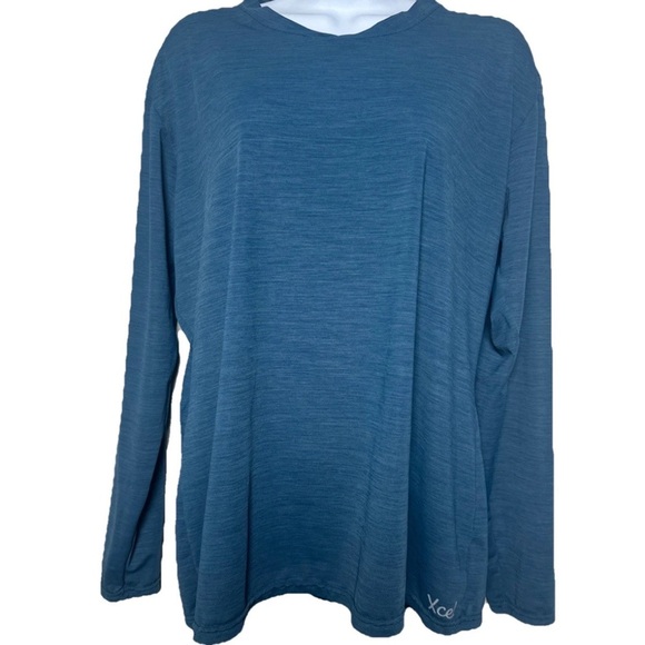 Xcel Women's VentX Long Sleeve Swim Shirt 2XL Surf Tee Blue UV Protection UPF 30 - Picture 1 of 11